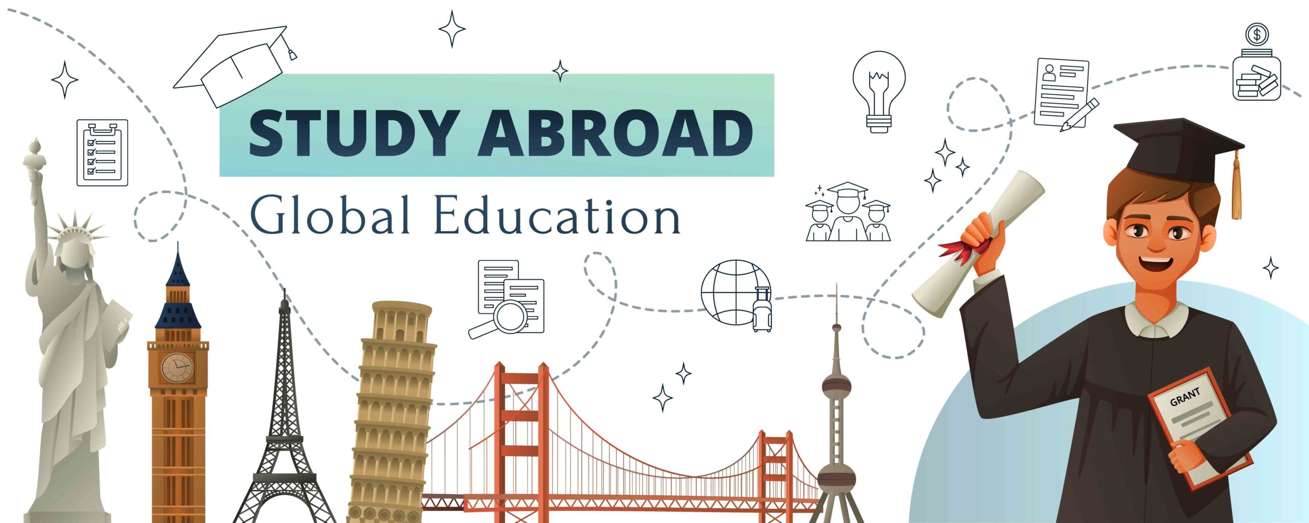 get scholarship to study abroad